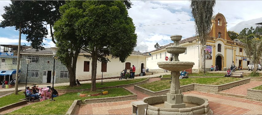 Foto de la Parroquia Inmaculada Concepción, en el resguardo indígena de Jambaló.