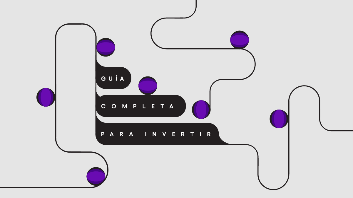 Cómo invertir en Bolsa: guía completa Diseño de Nu Colombia con la inscrpción: Guía completa para invertir