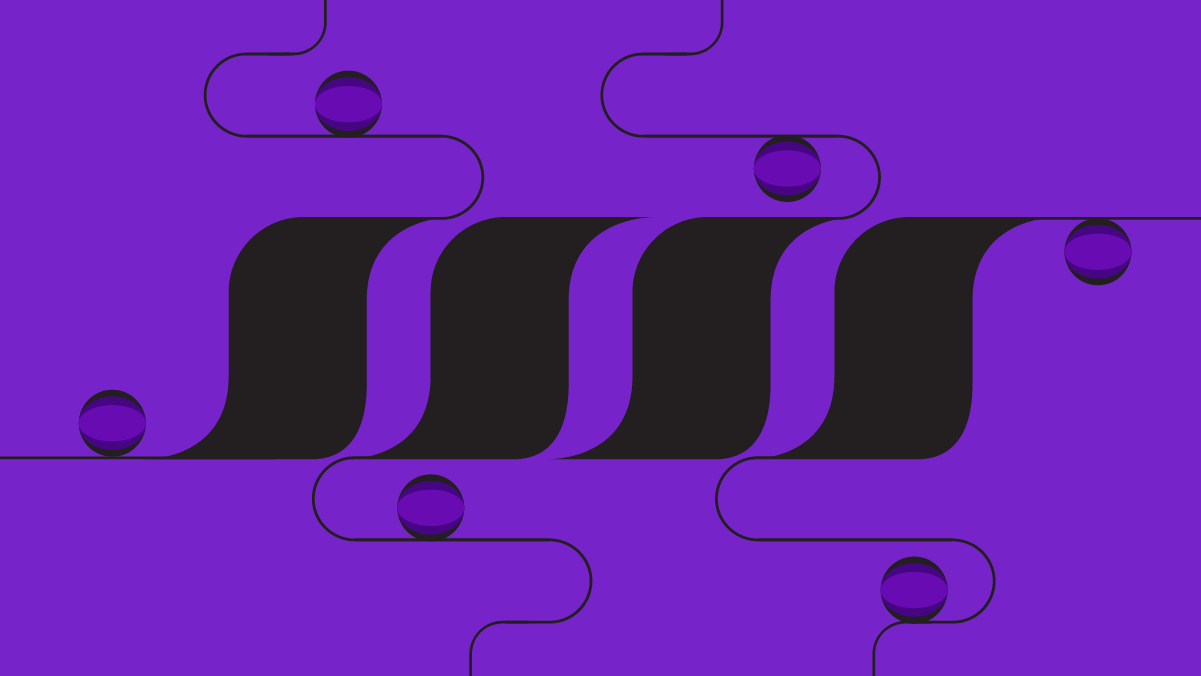 ¿Qué son las acciones y qué significa “invertir en la bolsa”? Un diseño color morado de Nu Colombia para el posteo: