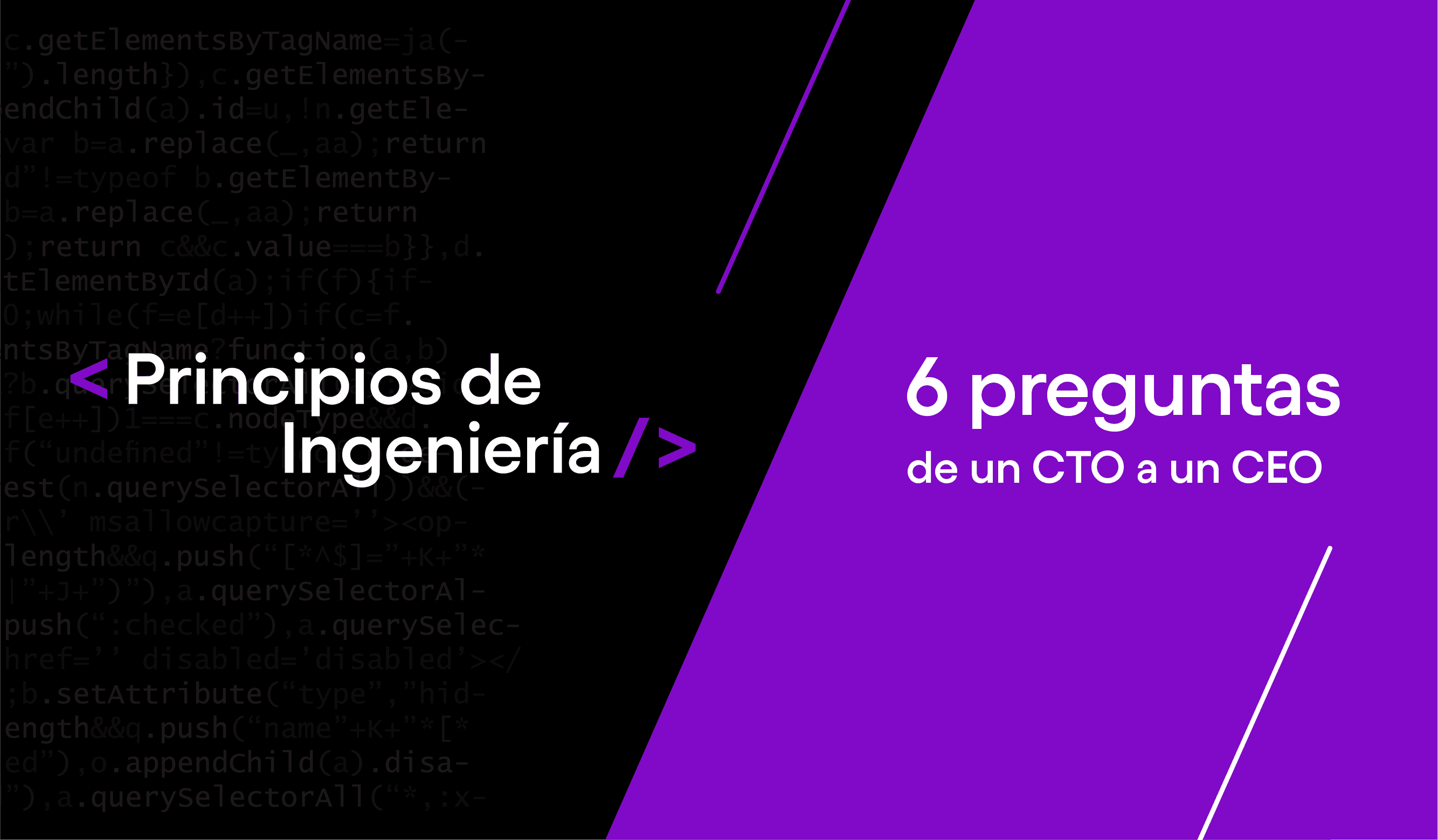 Los Principios de Ingeniería de Nu, las soluciones escalables y la plataformización: el CEO de Nubank David Vélez responde a CTO Mat Swann Imagen de los Principios de Ingeniería de Nu. 6 preguntas sobre ingeniería de un CTO a un CEO.
