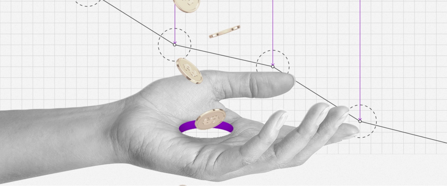 4 hábitos que no te permitirán ahorrar dinero Imagen de mano con un agujero en donde pasan monedas. 4 hábitos que no te permitirán ahorrar dinero