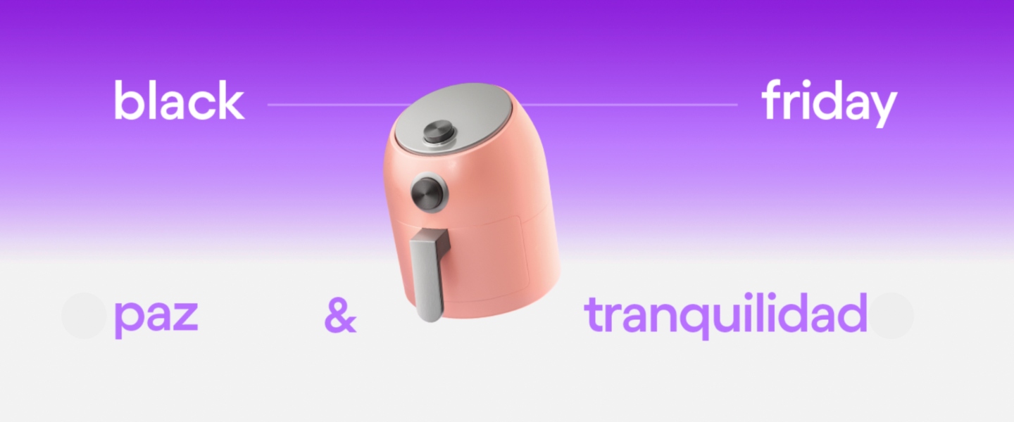 ¿Cómo escapar de la ansiedad y las compras impulsivas en el Black Friday? La imagen de un electrodoméstico y las frases
