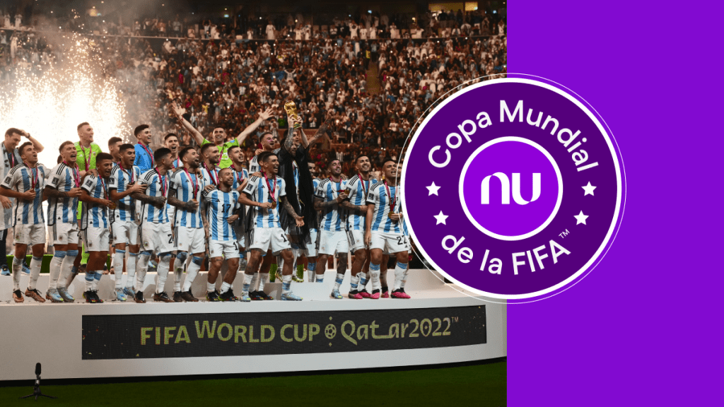 Millones para el Campeón del Mundo y otros premios de Catar 2022™ Fotografía de Argentina, Campeón del Mundo, festejando. Millones para el Campeón del Mundo.