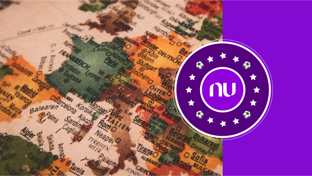 América vs Europa: ¿quién tiene más copas de fútbol y por qué? Mapa de Europa con el logo de Nu. América vs Europa: ¿quién tiene más copas de fútbol y por qué?