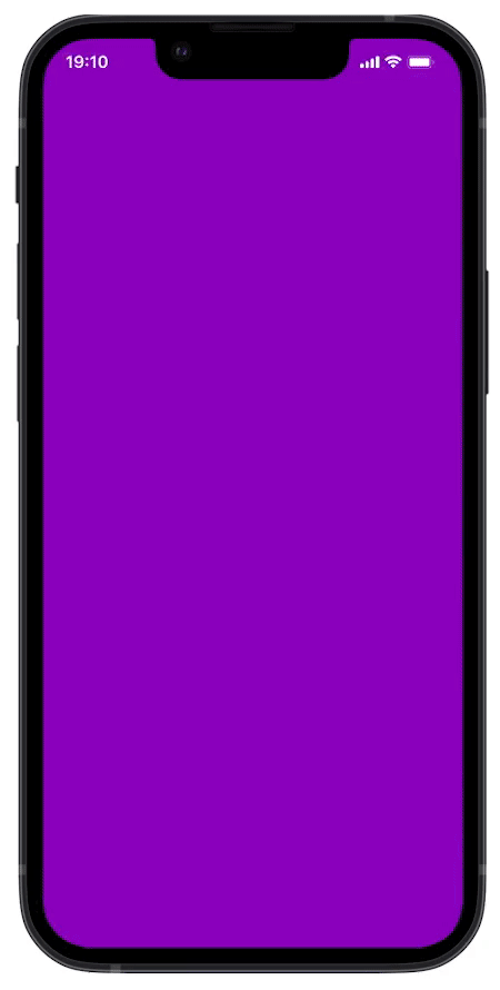 Gif de la app de Nu con el proceso de creación y eliminación de la tarjeta virtual.