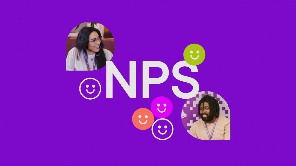 ¿Qué es el NPS y por qué estamos tan felices en Nu? Imagen de empleados de Nu con las siglas NPS. ¿Qué es el NPS y por qué estamos tan felices en Nu?