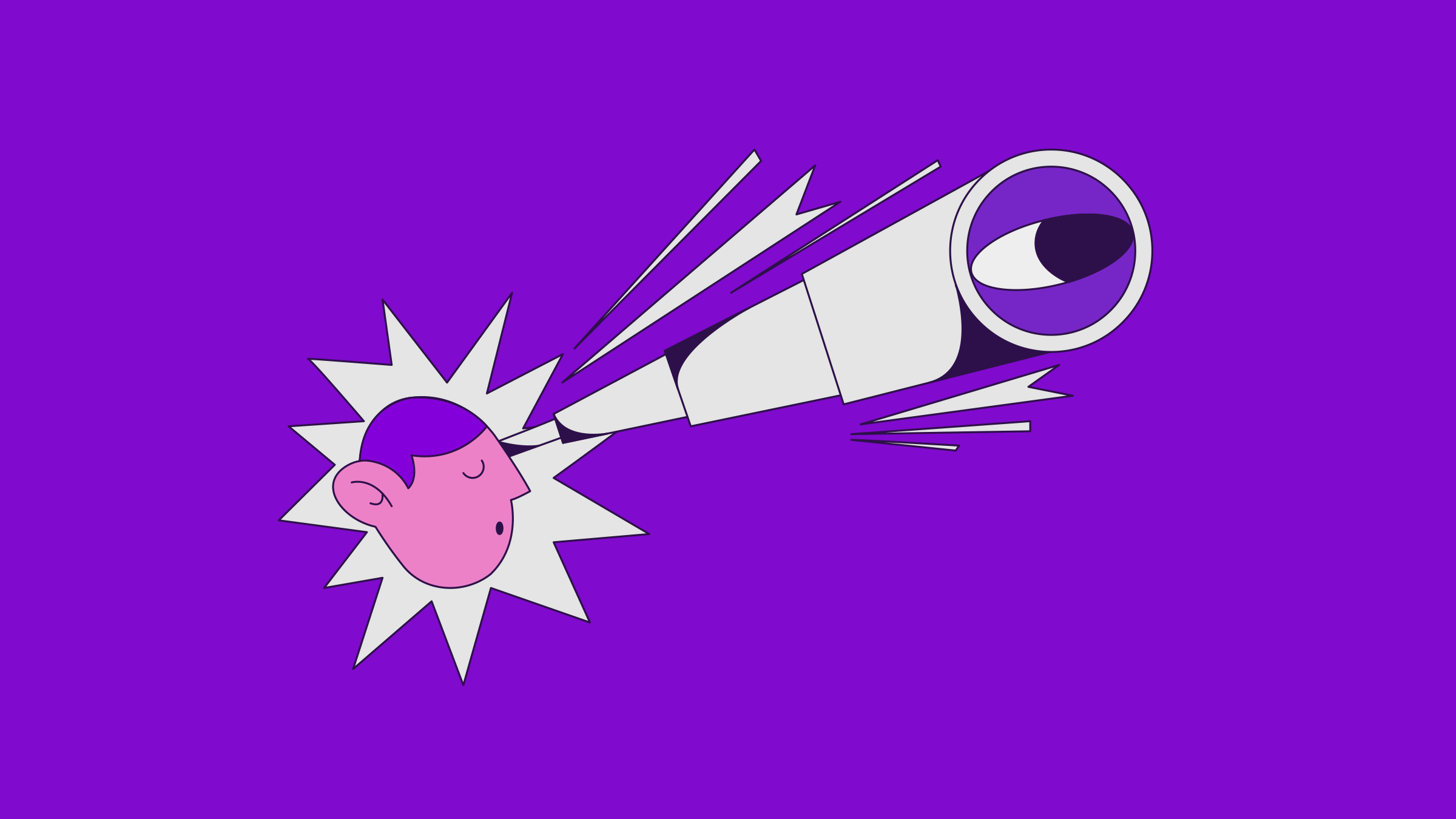 Imagen de un joven mirando por un catalejo. ¿Quién regula las cuentas de ahorro en Colombia?