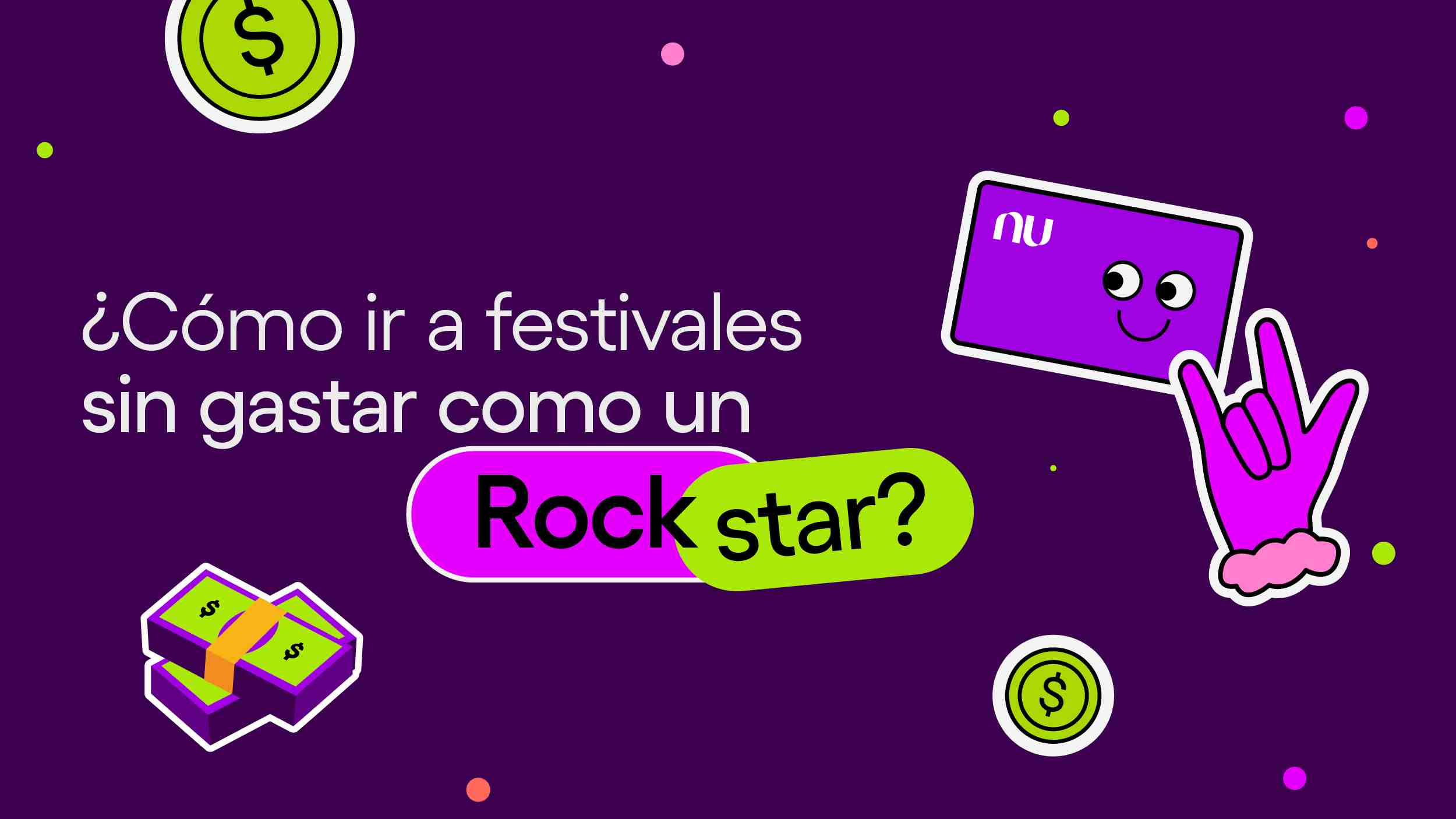 En este nuevo blog, te contamos cómo ir a conciertos sin que te duela el bolsillo. Ilustración.