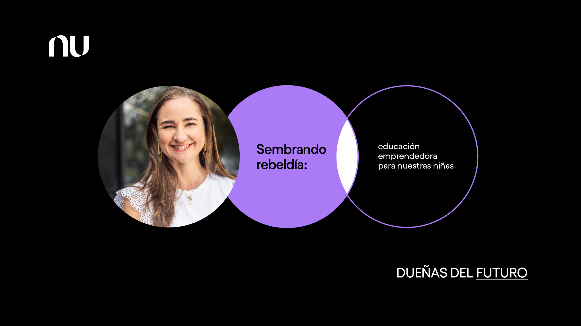 Foto de Marcela Torres, gerente general de Nu Colombia. Sembrando rebeldía: educación emprendedora.