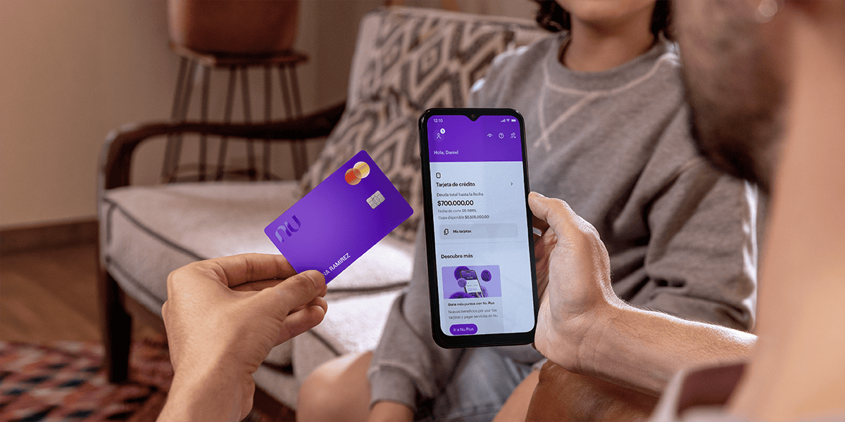 ¿Cómo aumentar el cupo de tu Tarjeta de Crédito Nu? Tarjeta de crédito Nu y su app para consultar la deuda y el cupo disponible desde el celular