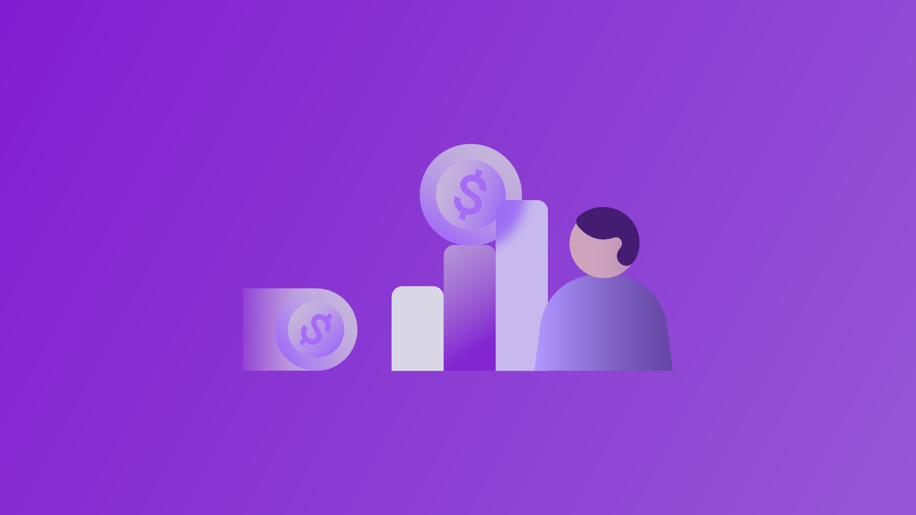 Ilustración de persona viendo un gráfico financiero. ¿Qué es el IBR y por qué debería importarte?