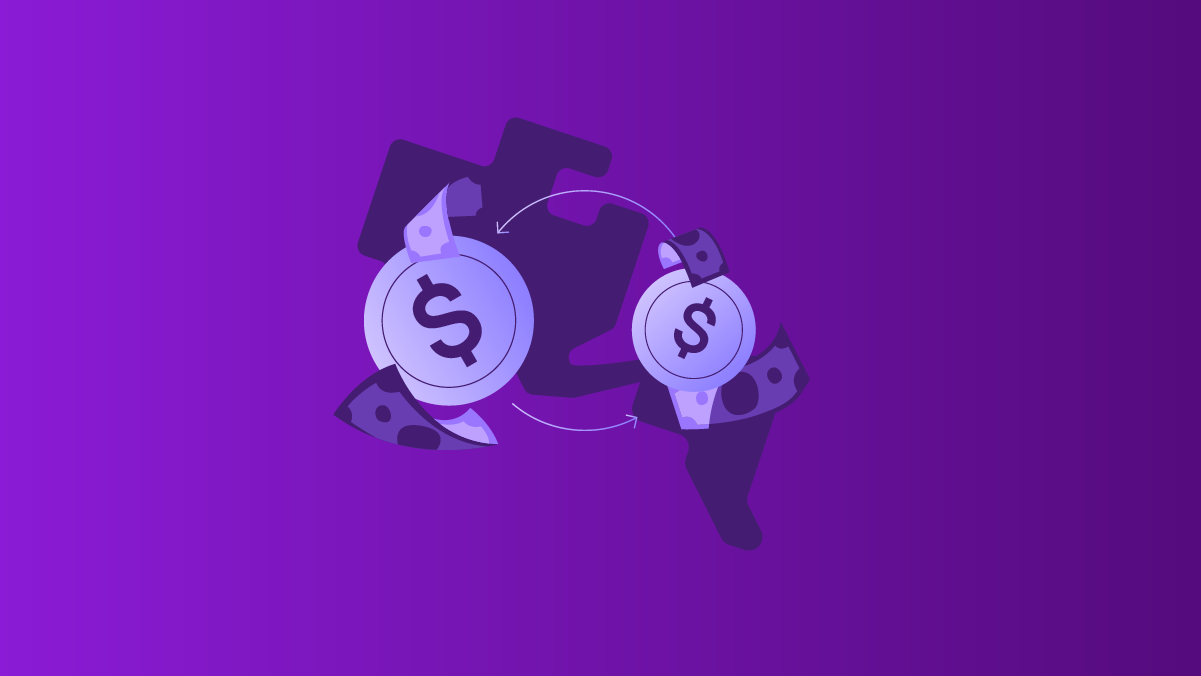 Ilustración de dinero y el signo pesos ¿Cómo manejar tu dinero si ganas en dólares?