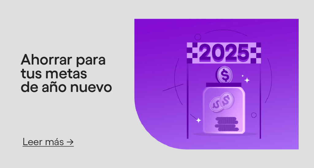 Ilustración de una meta de ahorro. Descubre cómo ahorrar para cumplir tus metas de año nuevo.