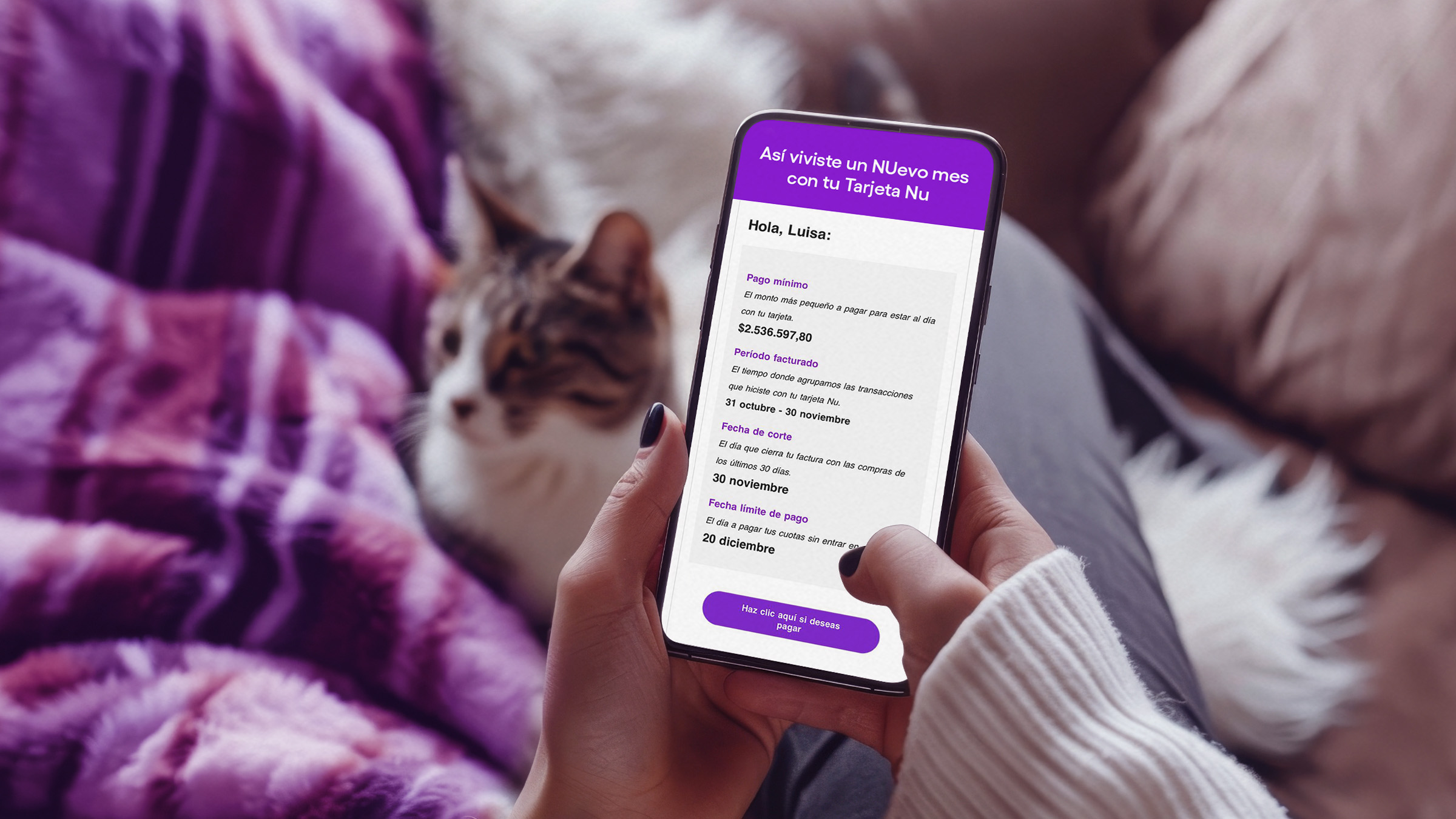 Conoce nuestra política de cobranza, además de cómo estar al día con tus productos Nu.