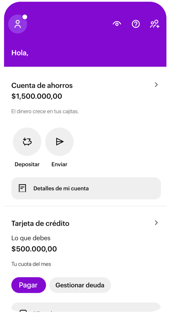 Pasos para ver o modificar tu PIN de la tarjeta de crédito en la App Nu.