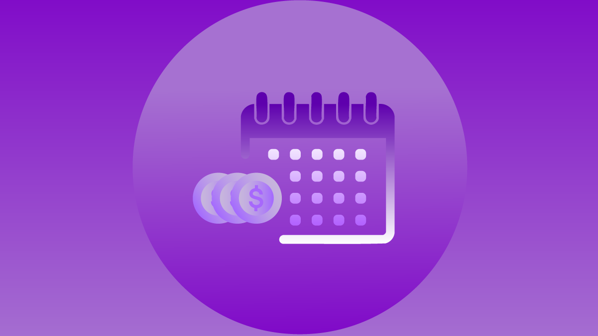 Ilustración de calendario. Pago de intereses de cesantías: ¿qué son y cuánto recibes?