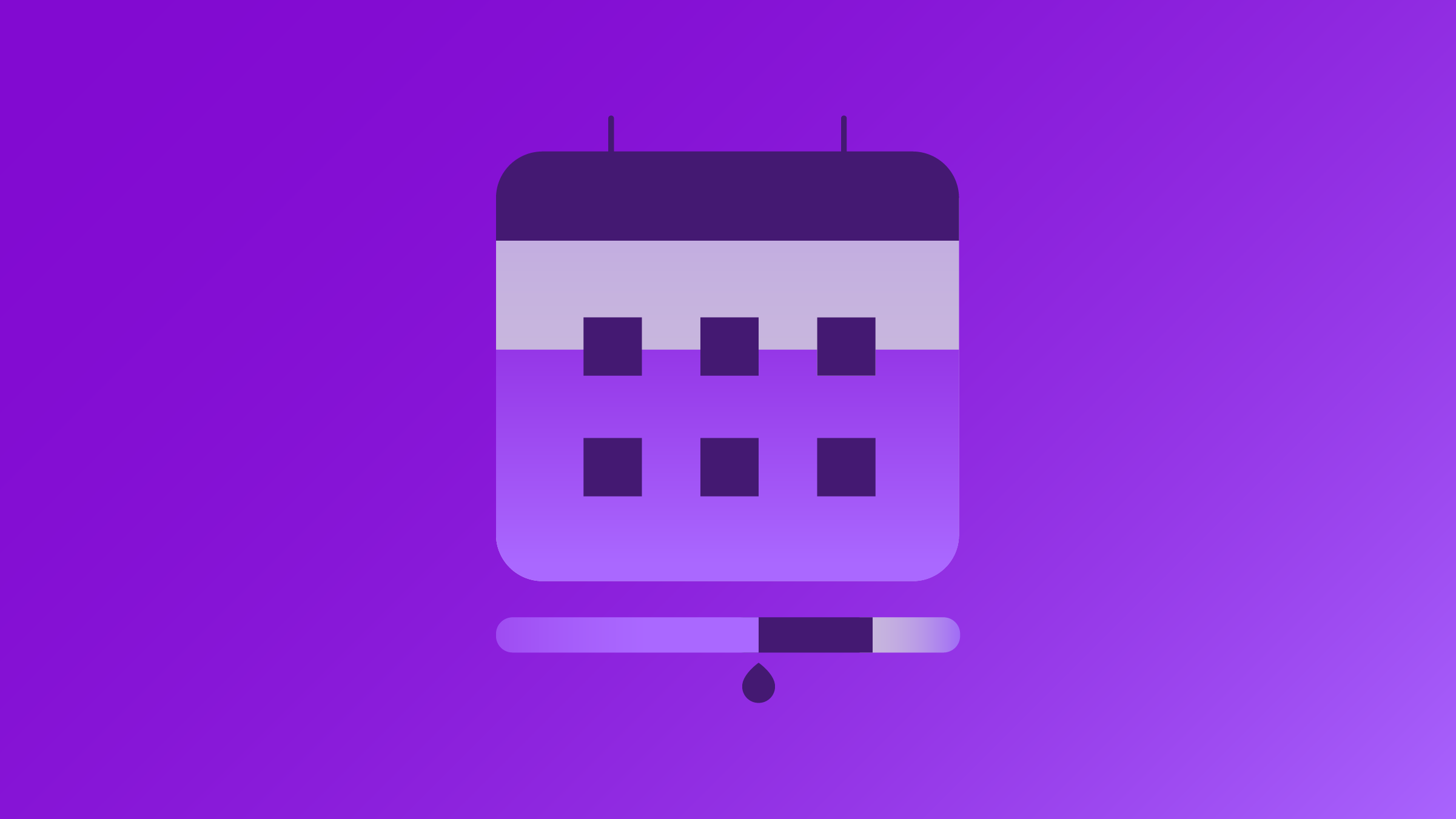 Ilustración de calendario. Ajusta tus límites transaccionales y aprovecha las ofertas en febrero.