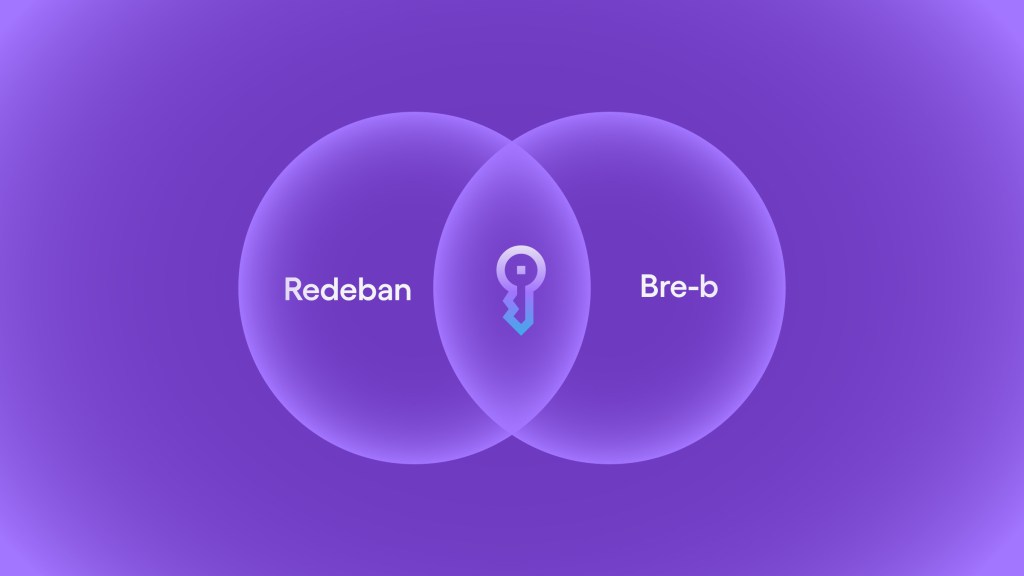 Redeban y Bre-B ¿Cuáles son las diferencias? Ilustración de una llave en la mitad de Redeban y Bre-B ¿Cuáles son las diferencias?