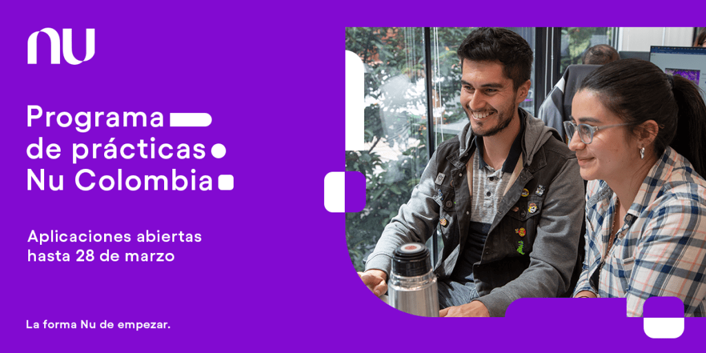Dentro del programa de practicantes Nu: tomando tu camino y construyendo el futuro Foto de personas aplicando al programa de practicantes Nu: construyendo el futuro.