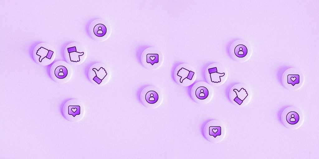 Imagen de iconos de redes sociales. ¿Redes sociales públicas o privadas?