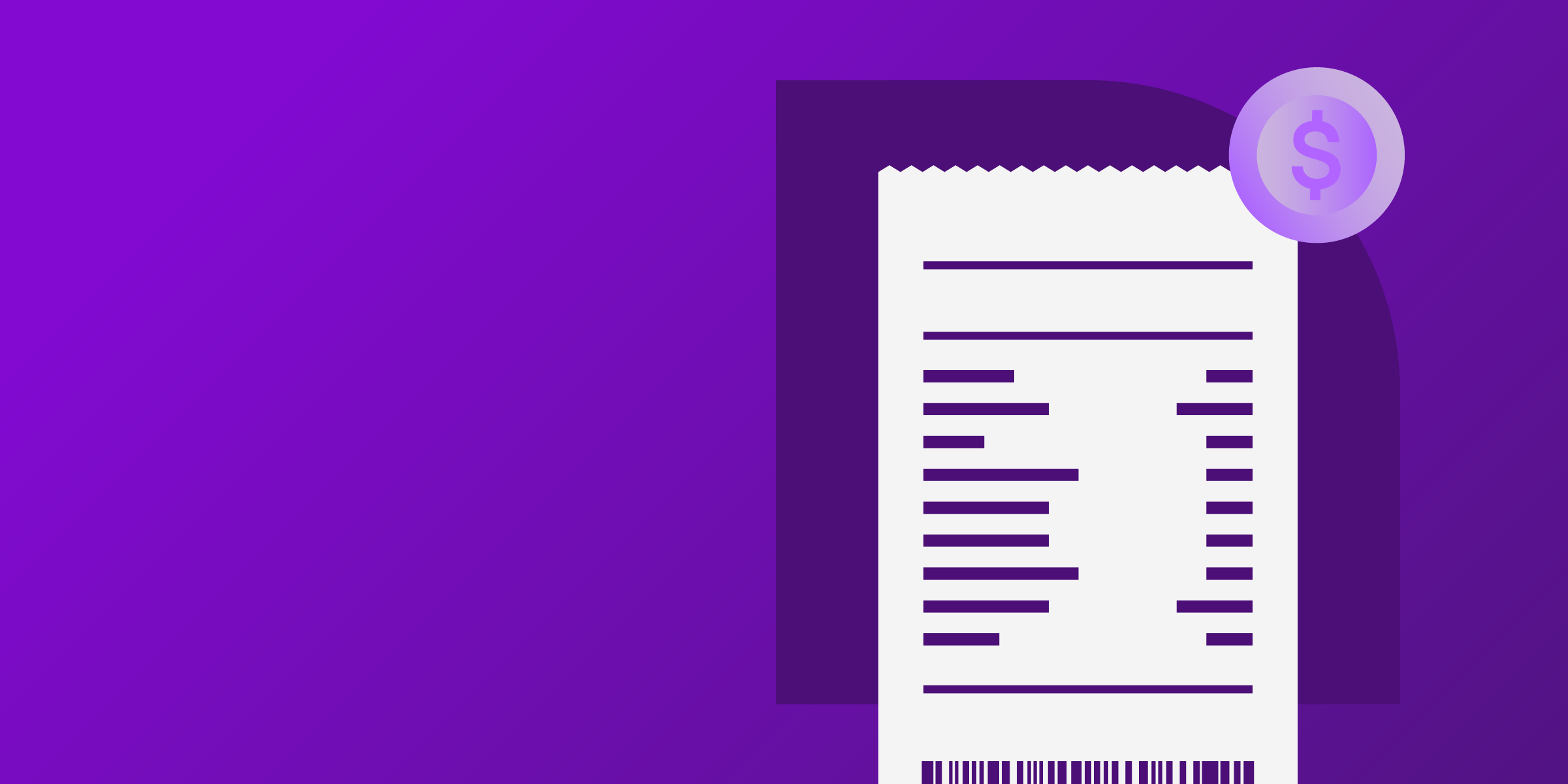 Ilustración de factura. ¿Qué es la devolución del IVA y cómo saber si puedes solicitarla?