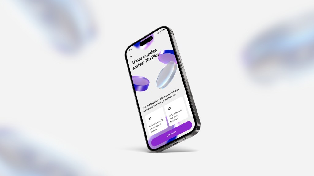 Nu Plus: conoce nuestro programa de reconocimiento Imagen de celular con la función de Nu Plus: conoce nuestro programa de reconocimiento
