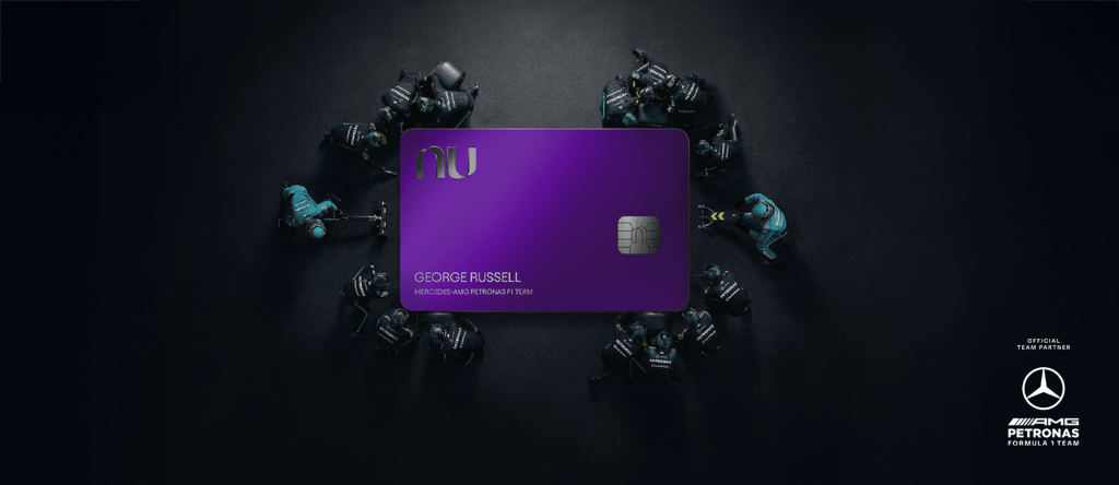 Encendiendo motores para una nueva era: Mercedes-AMG PETRONAS F1 Team y Nu Imagen de Nu y el equipo Mercedes-AMG PETRONAS de F1. Nu será patrocinador oficial del equipo.