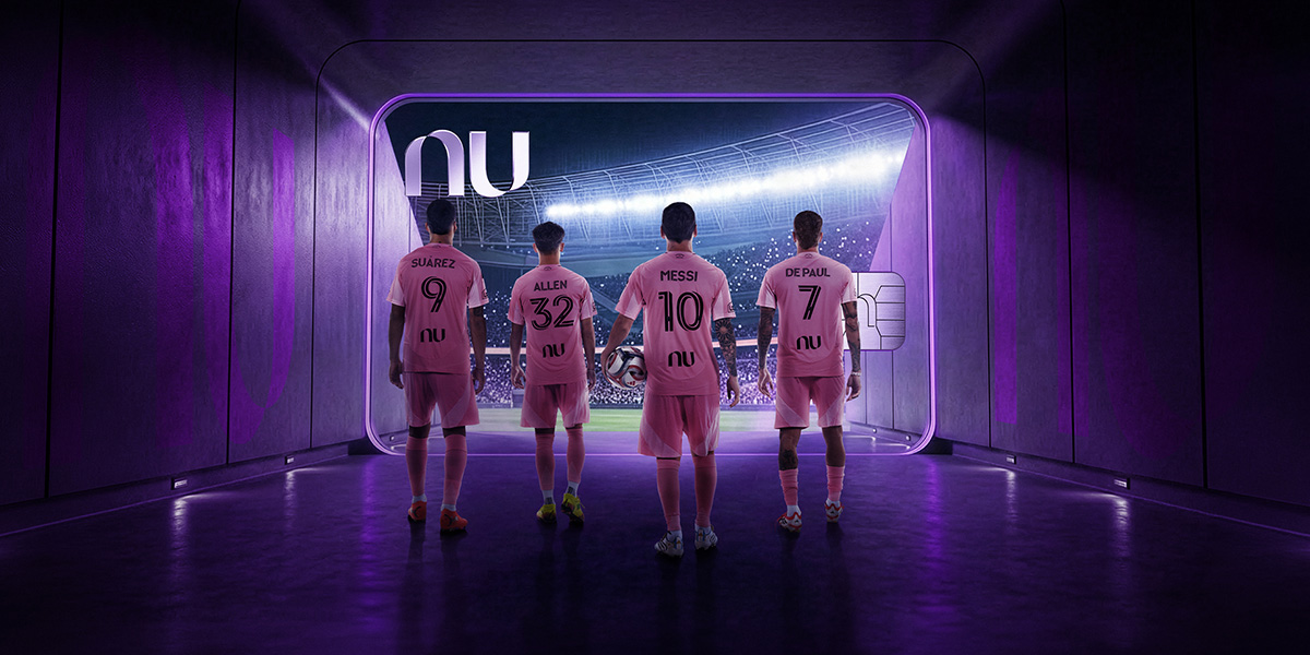 Nu es ahora el principal patrocinador de Inter Miami CF y del nuevo Nu Stadium.