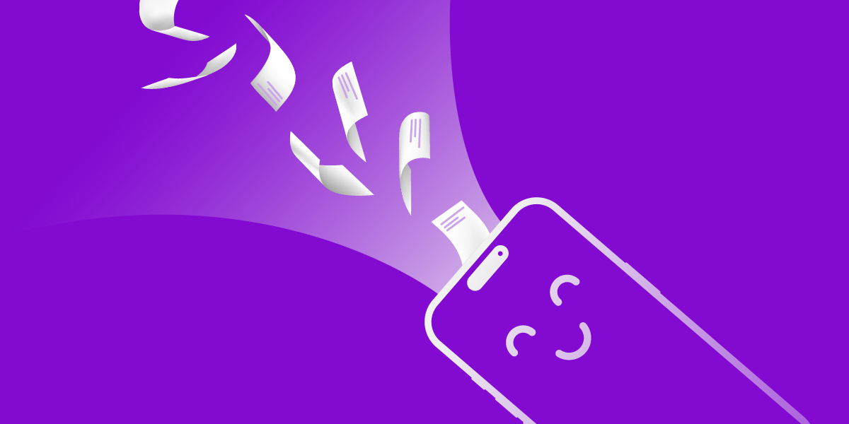 Ilustración de celular con basura tecnológica ¿cómo cambiar tus dispositivos sin exponer tus datos?