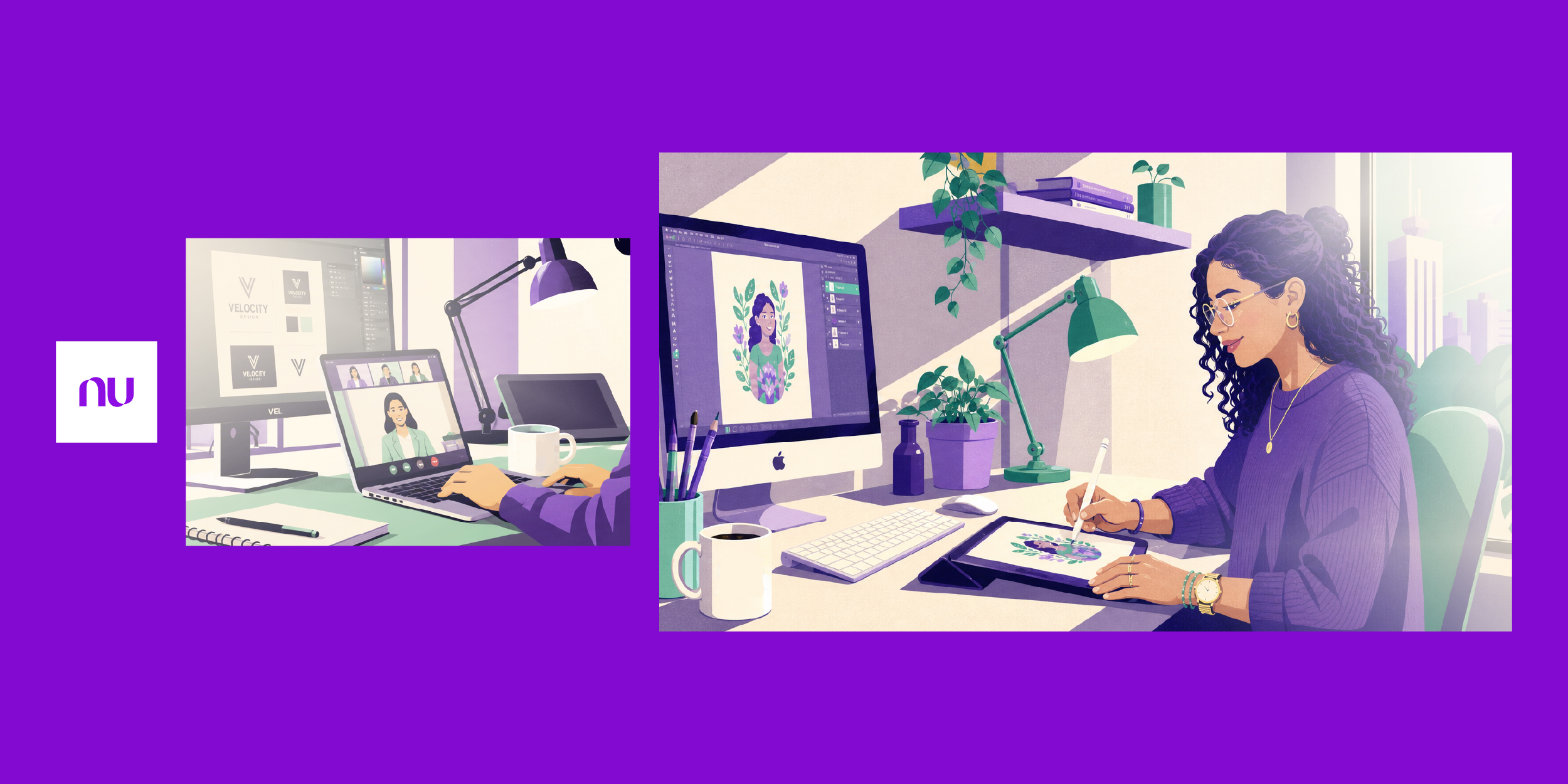 Finanzas para trabajadores informales imagen de computador en estudio en casa. Trabajo remoto. Finanzas para trabajadores informales