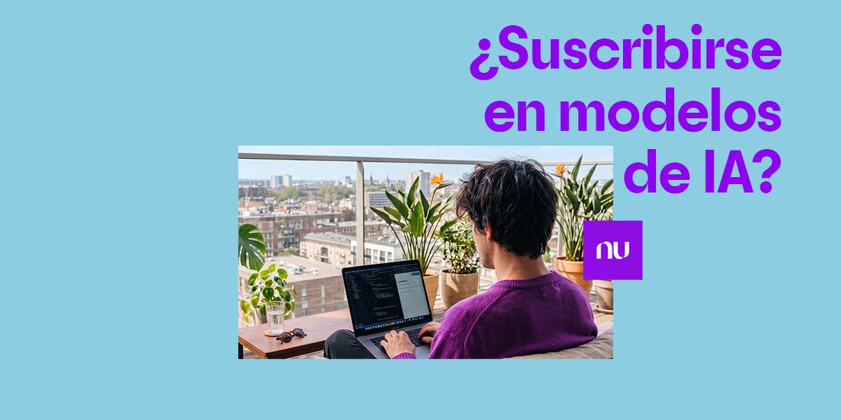 Persona usando una IA en un computador portátil. ¿Vale la pena suscribirte a modelos de inteligencia artificial?