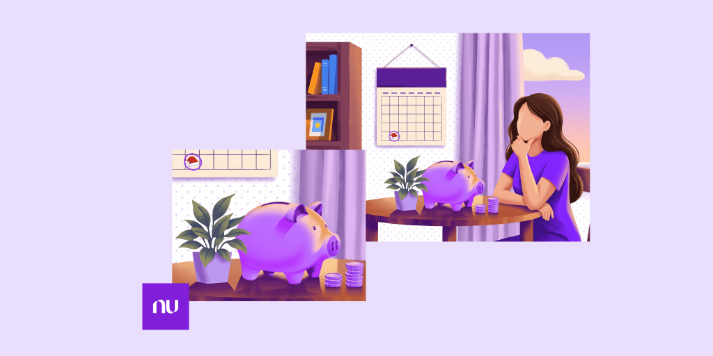 ¿Cómo armar un fondo para imprevistos de fin de año (sin esperar a diciembre)? Mujer pensativa por los gatos de navidad. ¿Cómo armar un fondo para imprevistos de fin de año?