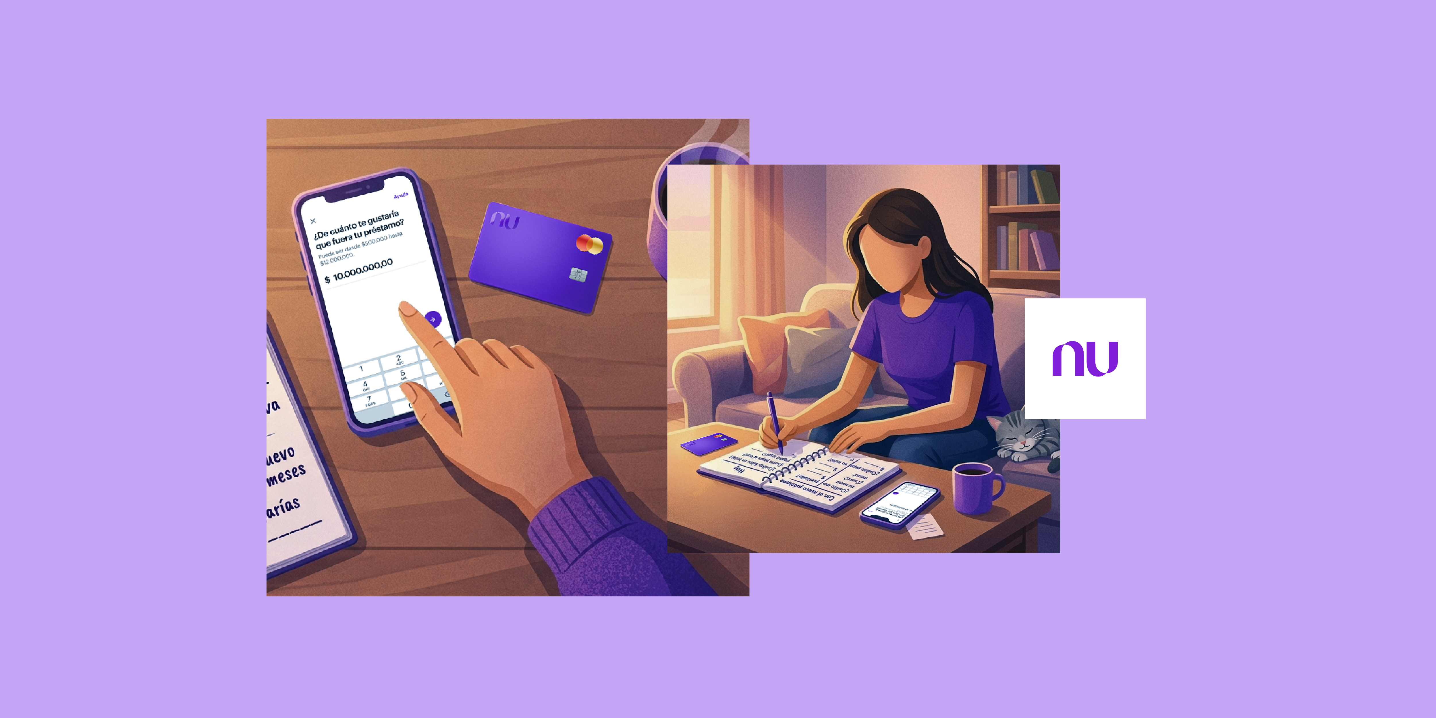 Mujer mirando sus deudas y haciendo cuentas. ¿Puedes usar un préstamo personal para unificar deudas?